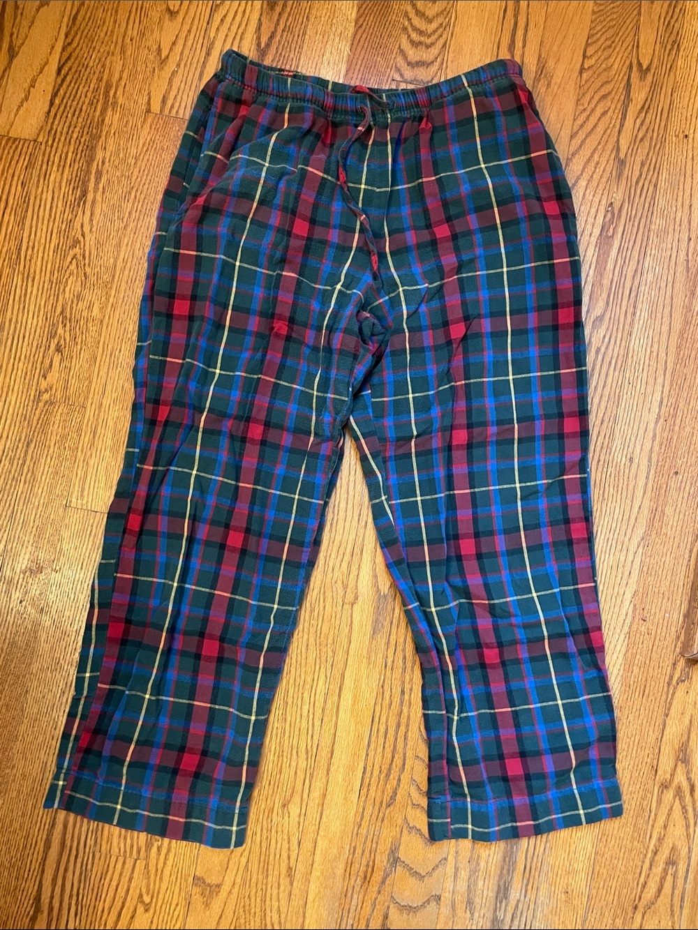 LL Bean scotch plaid flannel pajama pants - women’s small